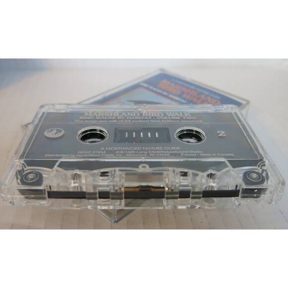 Northwood Nature Guide MARSHLAND BIRD WALK Cassette and Book in Box 1995 - Picture 10 of 14